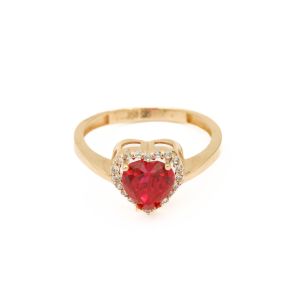 Inel Aur 14K  Galben, Zirconii