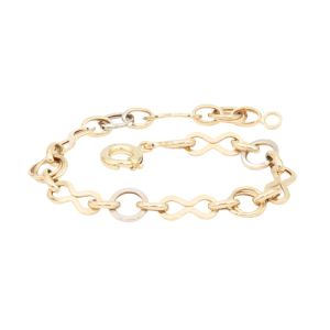 Brățări femei - Bratara Aur 14K galben, alb