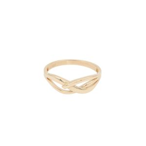 Inele femei - Inel Aur 14K galben impletit