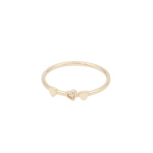 Bijuterii - Inel Aur 14K galben, inima cu zirconiu