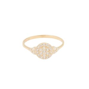 Bijuterii - Inel Aur 14K galben, cerc cu zirconii