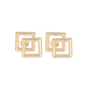 Cercei Aur 14K galben romb