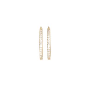 Cercei Aur 14K galben cu zirconii