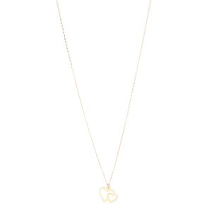 Colier Aur 14K galben inima