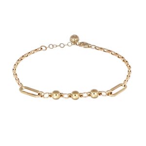 Bratara Aur 14K galben cu zirconii