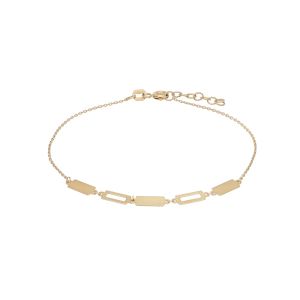 Bratara Aur 14K galben geometrici