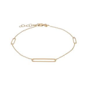 Bratara Aur 14K galben geometric