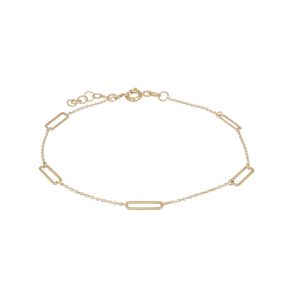 Bratara Aur 14K galben geometric