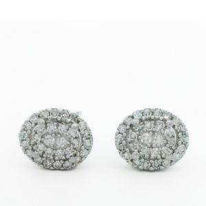 Cercei cu diamante Aur 14K