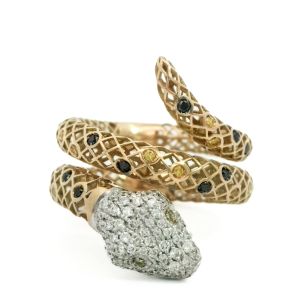 Inel cu diamante Aur 18K