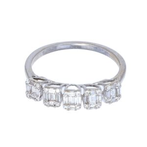 Inel cu diamante Aur 18K