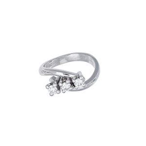 Inel cu diamante Aur 18K