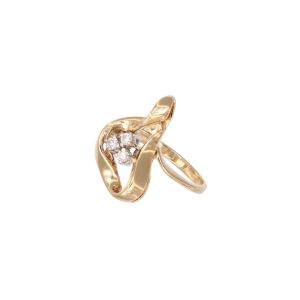 Inel cu diamante Aur 14K