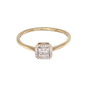 Inel cu diamante Aur 14K