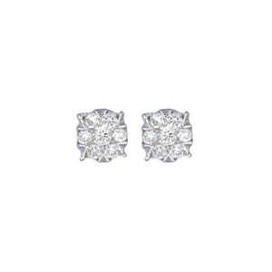 Cercei cu diamante Aur 18K
