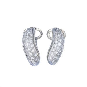 Cercei cu diamante Aur 18K