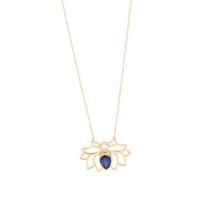 Colier Aur 14K Galben, Zirconii