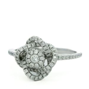 Inel cu diamante Aur 18K