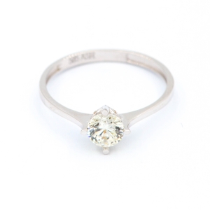 Inel Aur 14K Alb