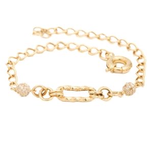 Bratara Aur 14K Galben  Zirconii