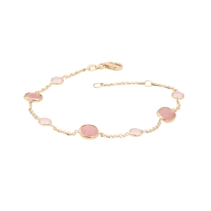 Bratara Aur 14K galben, cu quartz