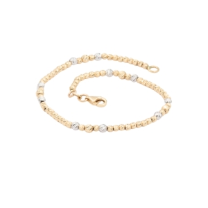 Bratara Aur 14K galben, alb, bile