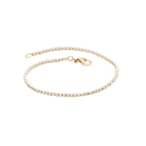 Bratara Aur 14K galben, alb, bile