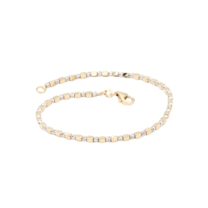 Bratara Aur 14K galben, alb, bile