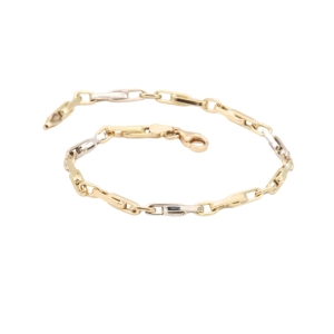 Bratara Aur 14K galben, alb