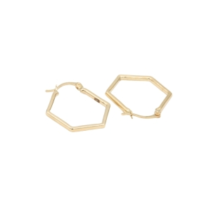 Cercei Aur 14K galben geometrici