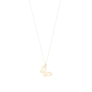 Colier Aur 14K galben fluture
