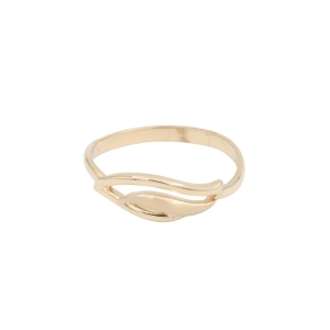 Inel Aur 14K galben geometric