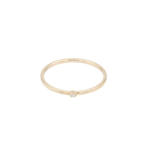 Inel Aur 14K galben cu zirconiu