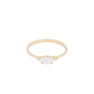 Inel Aur 14K galben cu zirconii