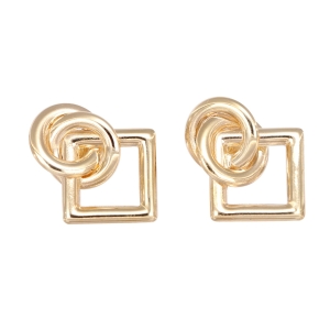 Cercei Aur 14K galben geometrici