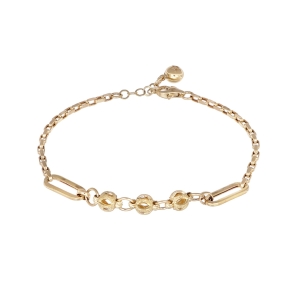 Bratara Aur 14K galben cu zirconii