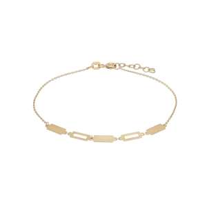 Bratara Aur 14K galben geometrici