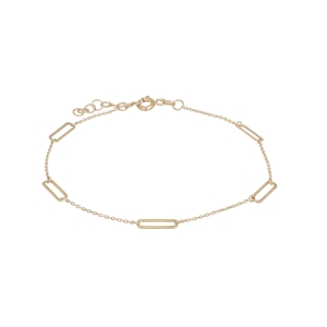 Bratara Aur 14K galben geometric