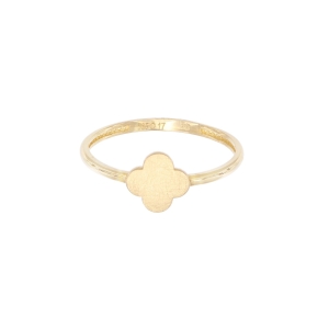 Inel Aur 14K galben floare
