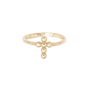 Inel Aur 14K galben cruce