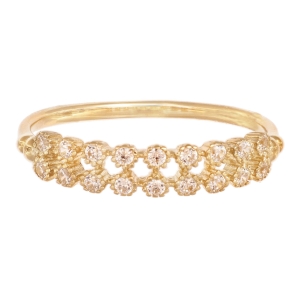 Inel Aur 14K galben cu zirconii