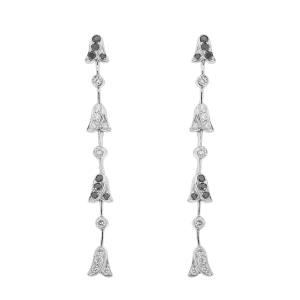 Cercei cu diamante Aur 14K