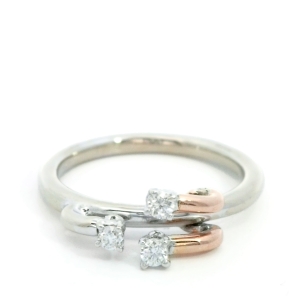 Inel cu diamante Aur 18K