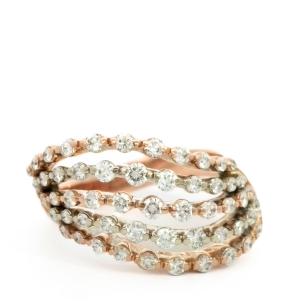 Inel cu diamante Aur 18K