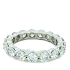 Inel cu diamante Aur 14K Eternity