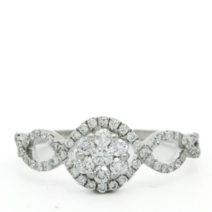 Inel cu diamante Aur 18K