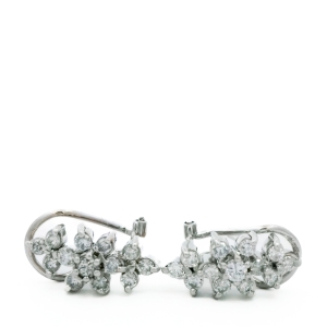 Cercei cu diamante Aur 14K