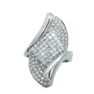 Inel cu diamante Aur 18K