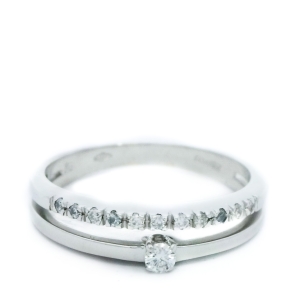 Inel cu diamante Aur 18K