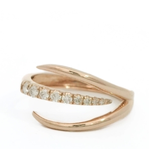 Inel cu diamante Aur 14K